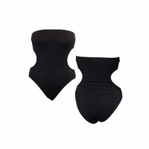 ASOS Black Strapless Cutout Bodysuit